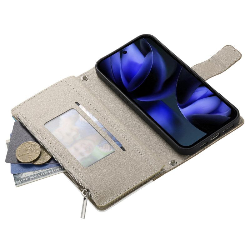 Lederhüllen Google Pixel 10 Pro Xl Handyhülle Zweifarbige Geldbörse