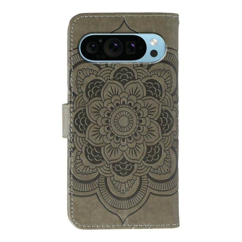 Lederhüllen Google Pixel 10 Pro Xl Strass-mandala