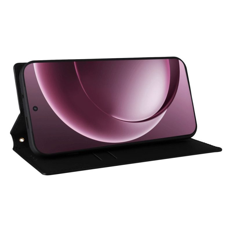 Flip Case Für Oneplus 15 Rautenmuster