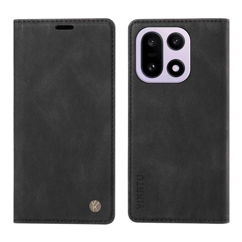 Flip Case Oneplus 15 Yikatu Wildlederoptik