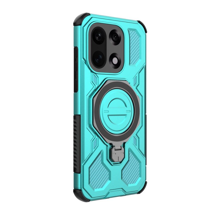 Hülle Oneplus 15 Handyhülle Magnetischer Drehbarer Metallständer