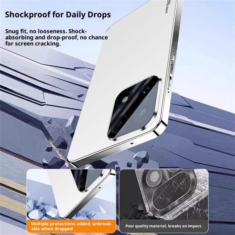 Hülle Oneplus 15 Kratzfester Elektrolytisch Beschichteter Rahmen