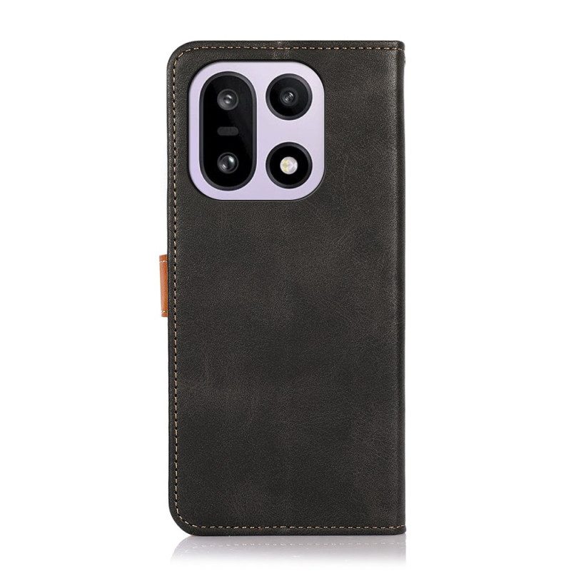 Lederhüllen Für Oneplus 15 Khazneh Goldverschluss