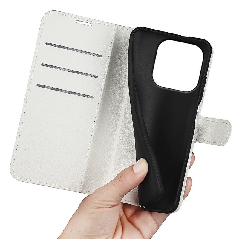 Lederhüllen Für Oneplus 15 Kunstleder Litschi