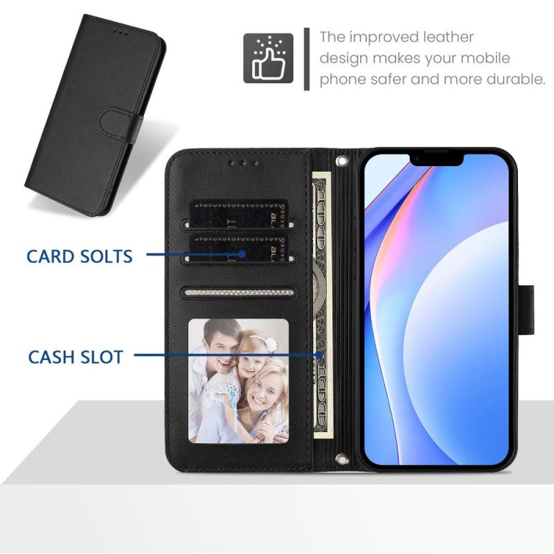 Lederhüllen Für Oneplus 15 Rfid-blockierende Geldbörse