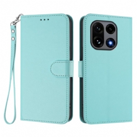 Lederhüllen Für Oneplus 15 Schlicht Mit Riemen