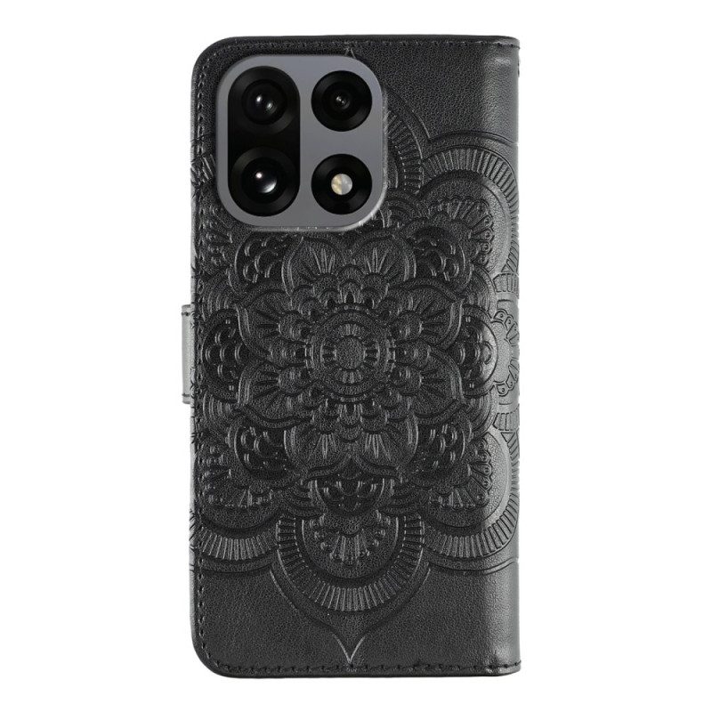 Lederhüllen Oneplus 15 Handyhülle Bedrucktes Mandala-muster