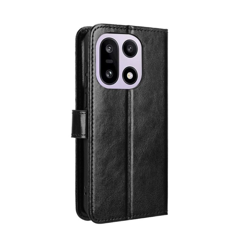 Lederhüllen Oneplus 15 Handyhülle Glitzerndes Kunstleder