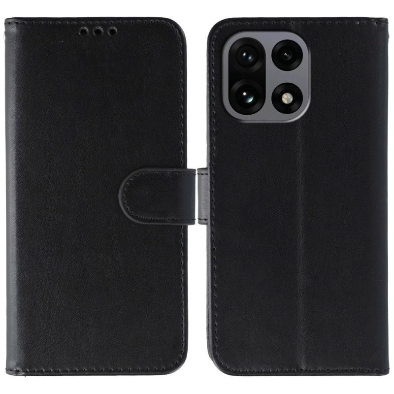 Lederhüllen Oneplus 15 Handyhülle Schlichtes Kunstleder