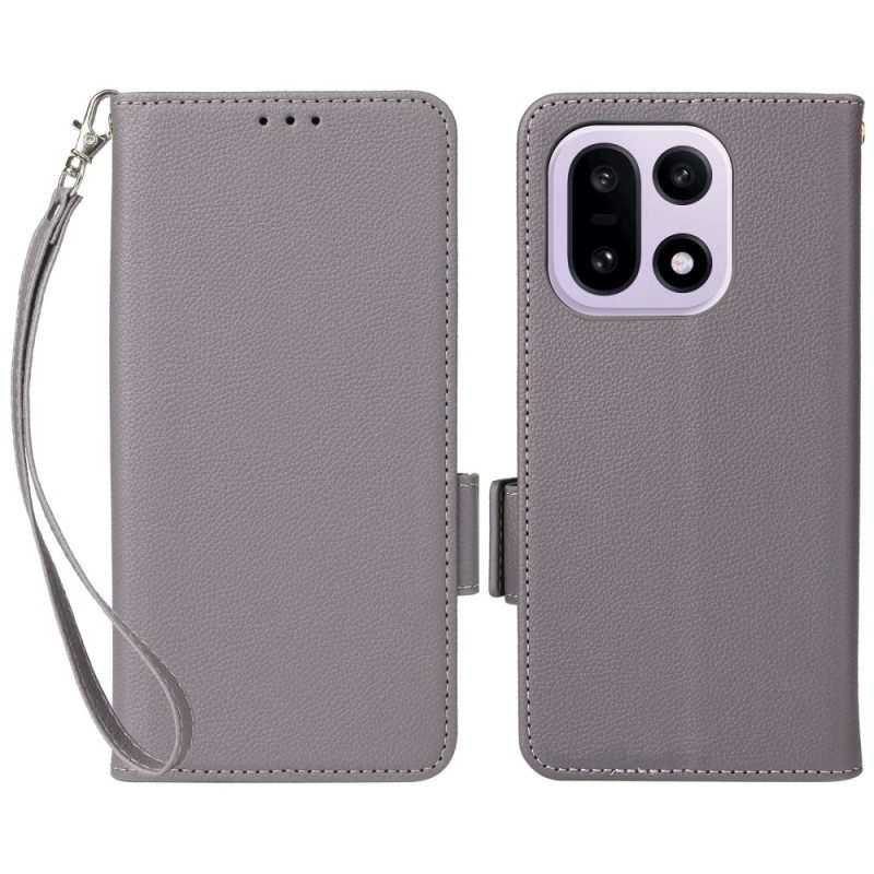 Lederhüllen Oneplus 15 Kunstleder Mit Riemen