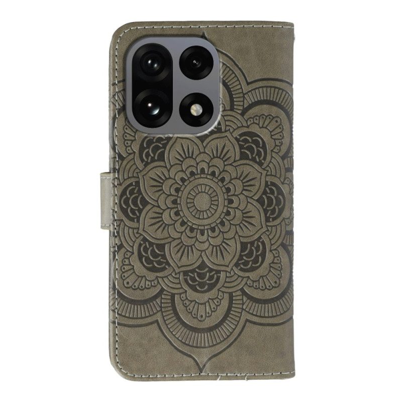 Lederhüllen Oneplus 15 Mandala Mit Strasssteine