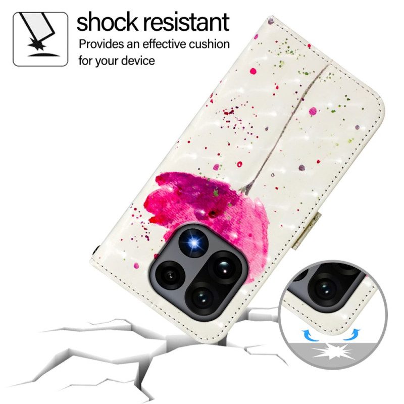 Lederhüllen Oneplus 15 Mohnblume