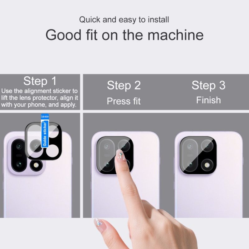 Linsenschutz Aus Gehärtetem Glas Für Oneplus 15 (schwarze Version) Imak