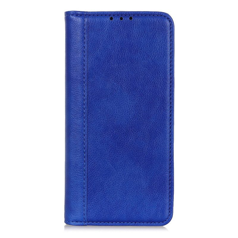 Flip Case Für Samsung Galaxy S25 Ultra 5g Spaltleder Litschi-optik