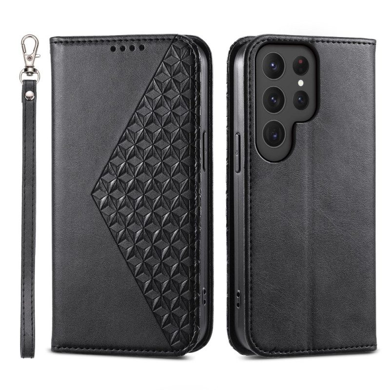 Flip Case Samsung Galaxy S25 Ultra 5g Rautenmuster