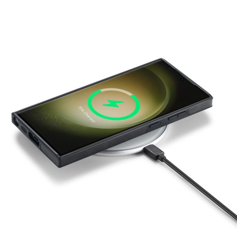 Hülle Für Samsung Galaxy S25 Ultra 5g Dg.ming Lederoptik