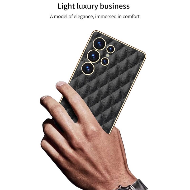 Hülle Für Samsung Galaxy S25 Ultra 5g Gestepptes Gkk