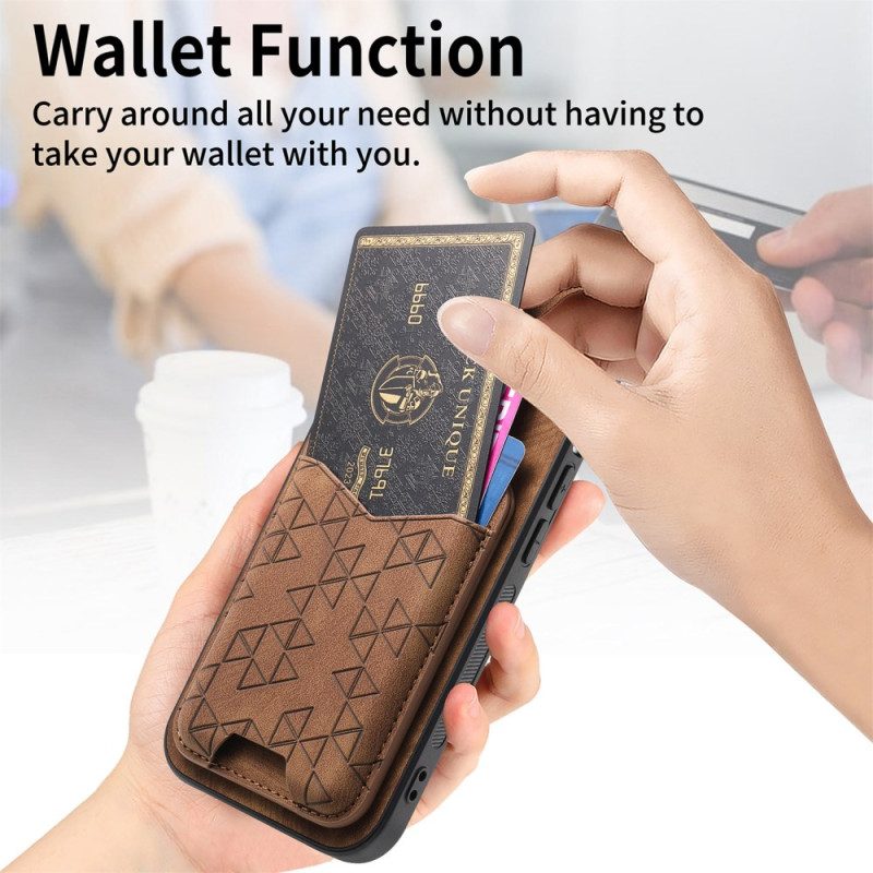 Hülle Für Samsung Galaxy S25 Ultra 5g Kartenhalter Und Ständer Mit Muster