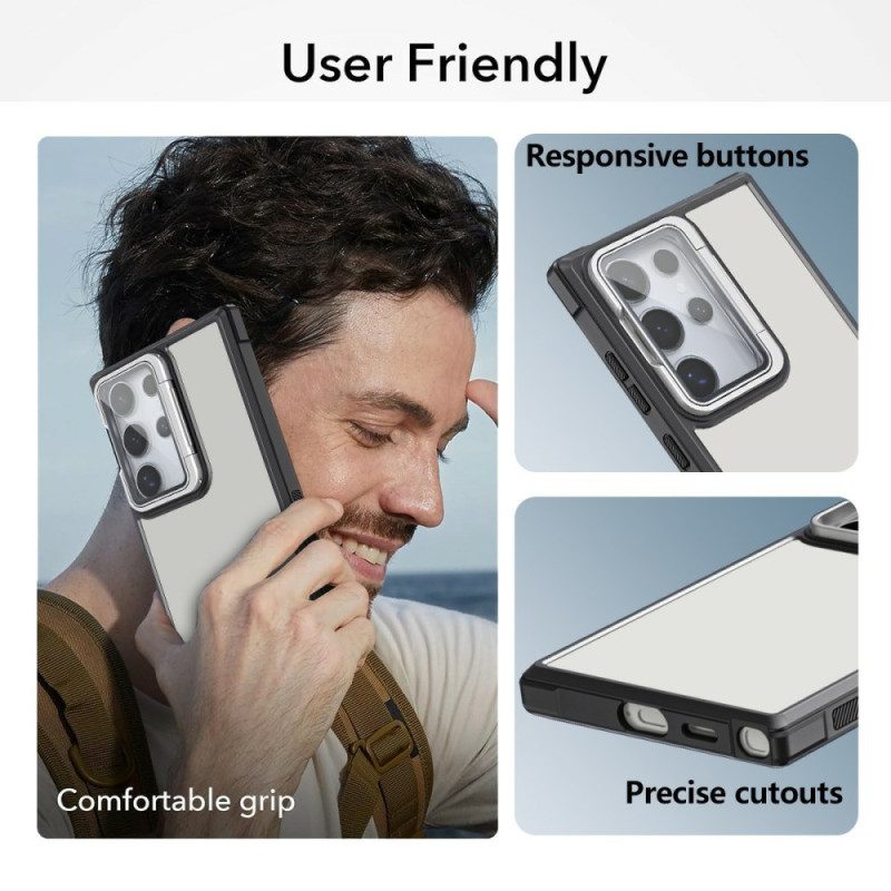 Hülle Für Samsung Galaxy S25 Ultra 5g Linsenschutz Und Ständer