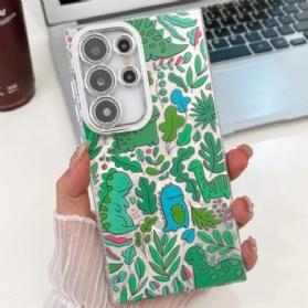 Hülle Für Samsung Galaxy S25 Ultra 5g Lustige Dinosaurier Mit Linsenschutz