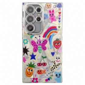 Hülle Für Samsung Galaxy S25 Ultra 5g Lustige Schmetterlinge