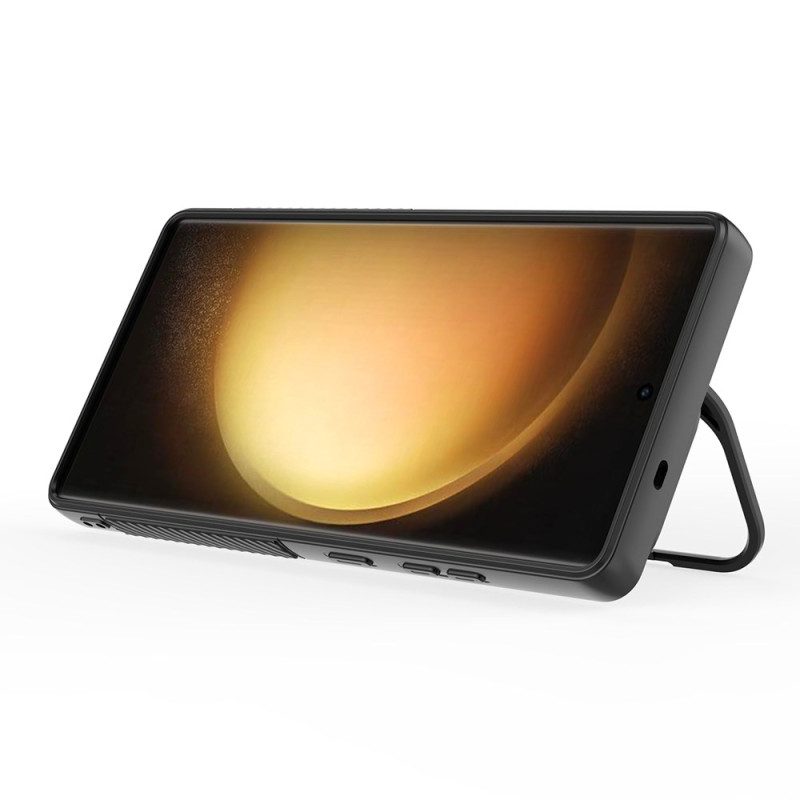 Hülle Für Samsung Galaxy S25 Ultra 5g Magsafe-kompatibles Wellenförmiges Design Mit Ständer