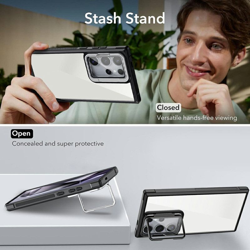 Hülle Für Samsung Galaxy S25 Ultra 5g Robust Mit Integriertem Ständer