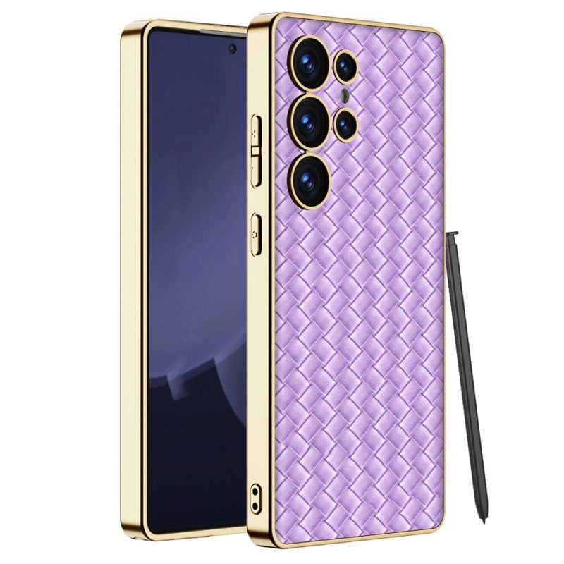 Hülle Samsung Galaxy S25 Ultra 5g Gewebte Struktur