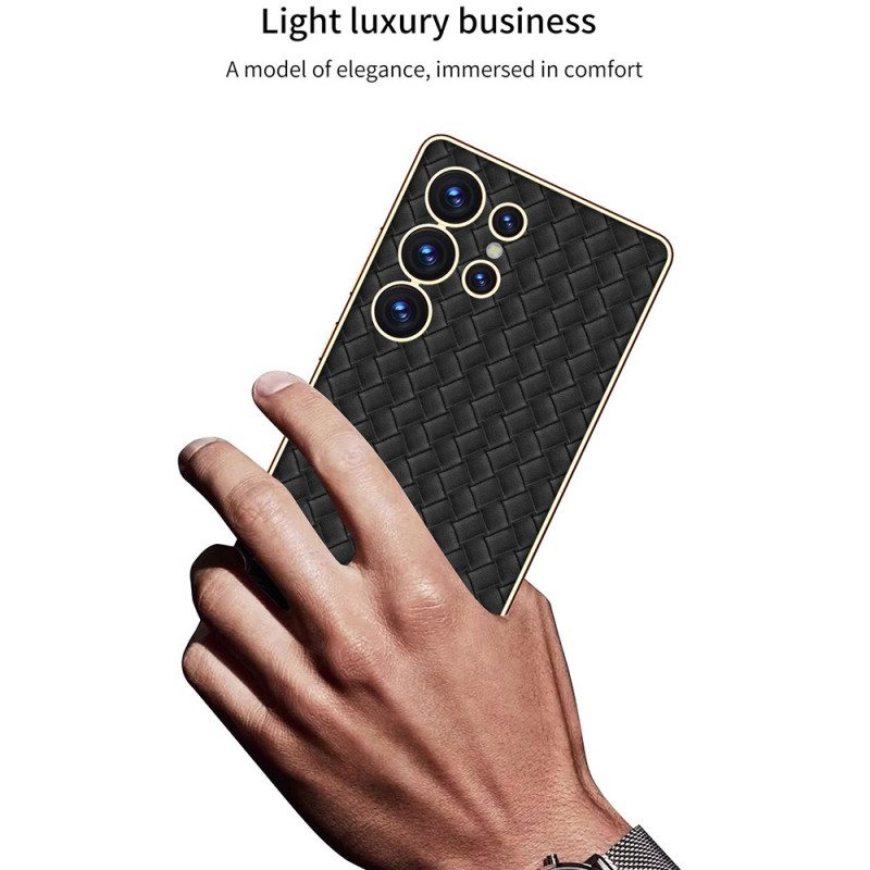 Hülle Samsung Galaxy S25 Ultra 5g Gewebte Struktur