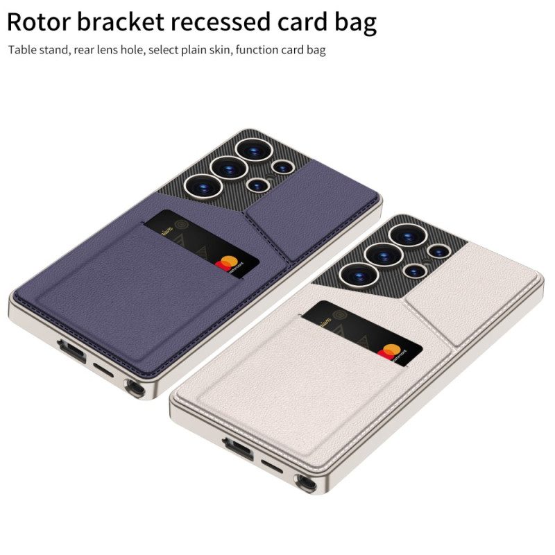 Hülle Samsung Galaxy S25 Ultra 5g Gkk-kartenhalter Mit Integriertem Ständer