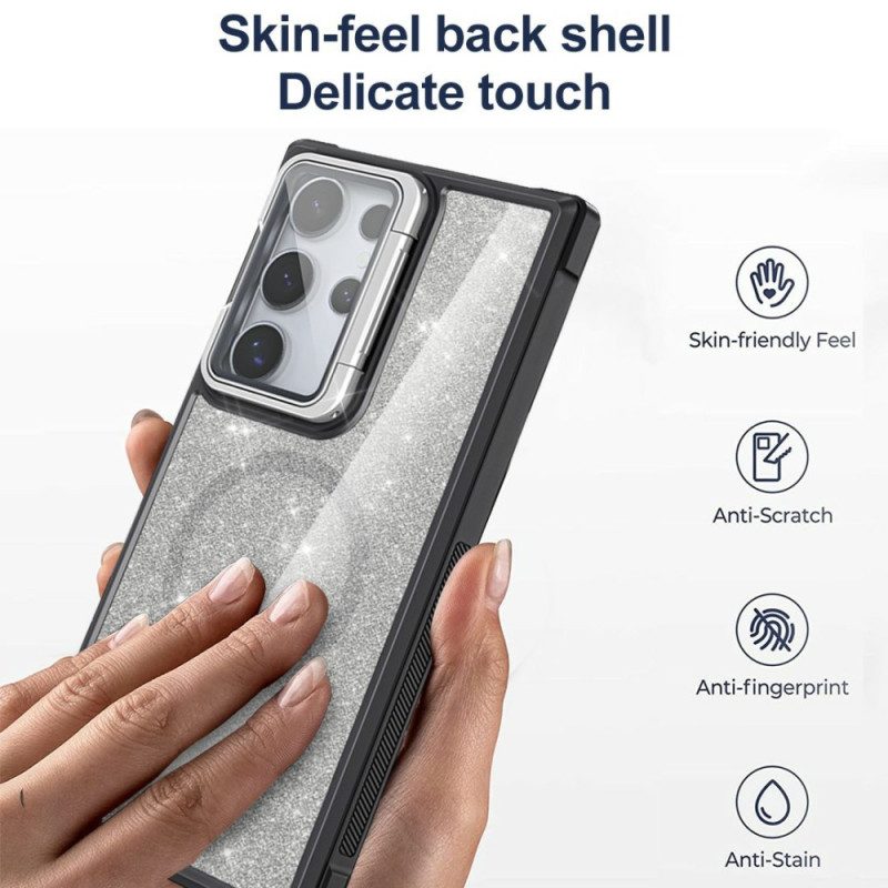 Hülle Samsung Galaxy S25 Ultra 5g Glitzer Mit Integriertem Ständer