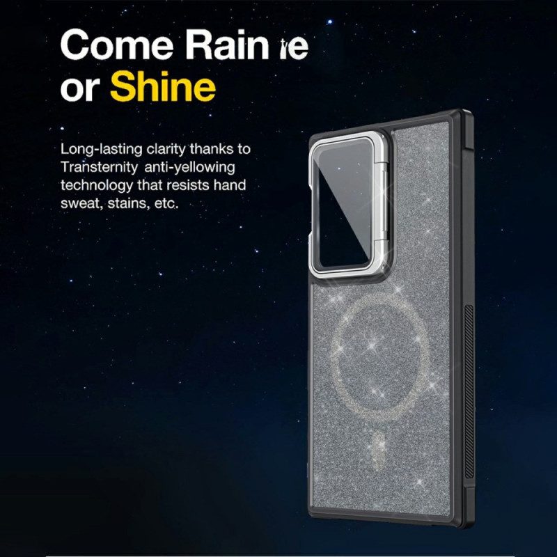 Hülle Samsung Galaxy S25 Ultra 5g Glitzer Mit Integriertem Ständer