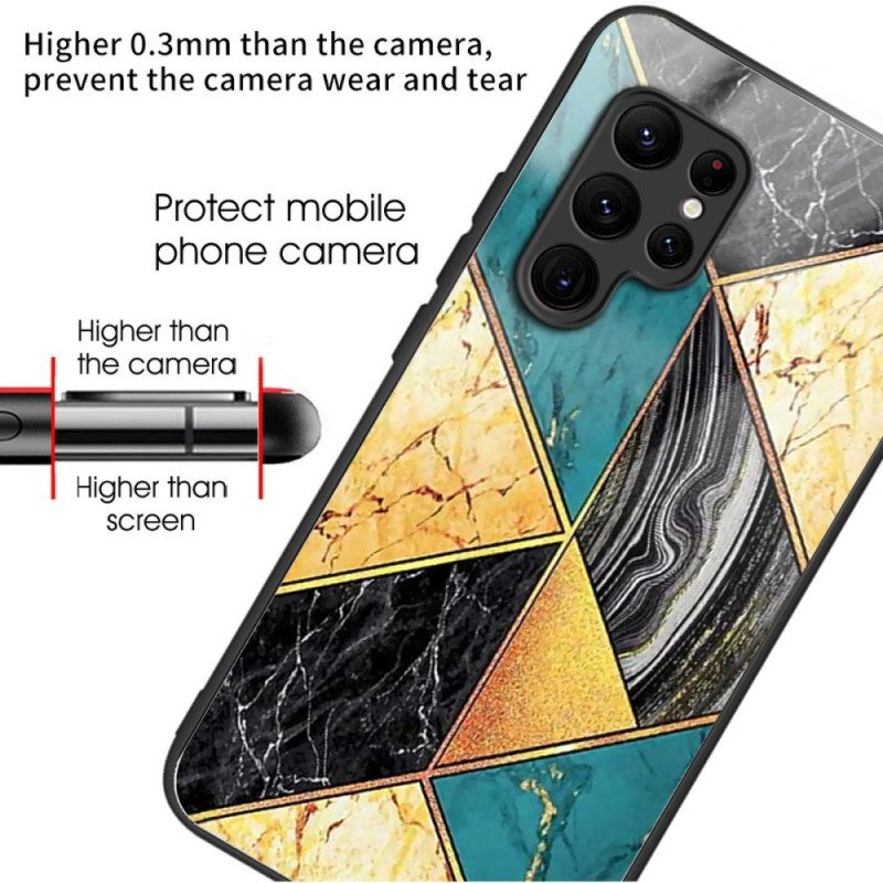 Hülle Samsung Galaxy S25 Ultra 5g Handyhülle Bunte Marmoroptik