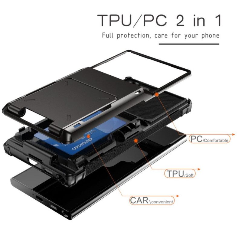 Hülle Samsung Galaxy S25 Ultra 5g Handyhülle Klappkartenhalter