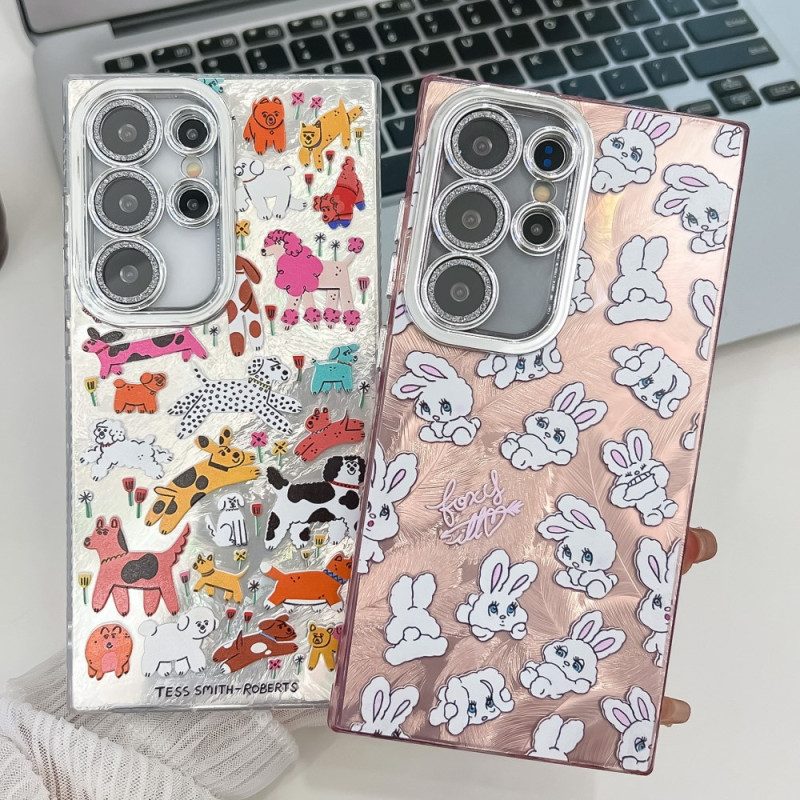 Hülle Samsung Galaxy S25 Ultra 5g Handyhülle Lustige Tiere Mit Linsenschutz