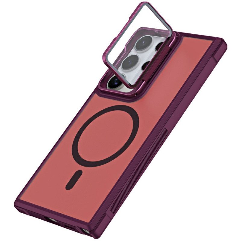 Hülle Samsung Galaxy S25 Ultra 5g Handyhülle Magsafe-kompatibel Mattes Anti-fingerprint-design Mit Ständer