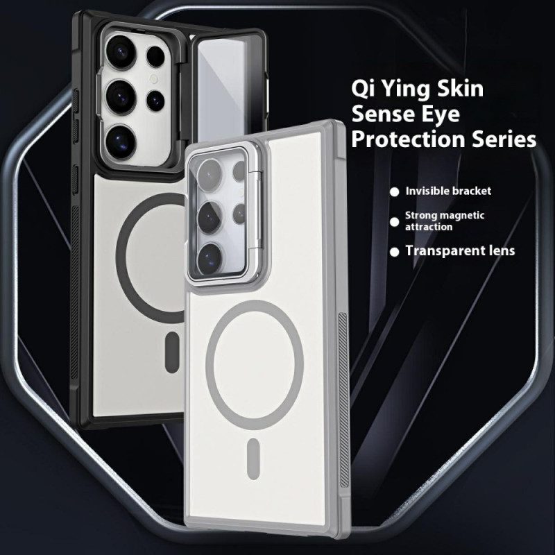 Hülle Samsung Galaxy S25 Ultra 5g Handyhülle Magsafe-kompatibel Mattes Anti-fingerprint-design Mit Ständer