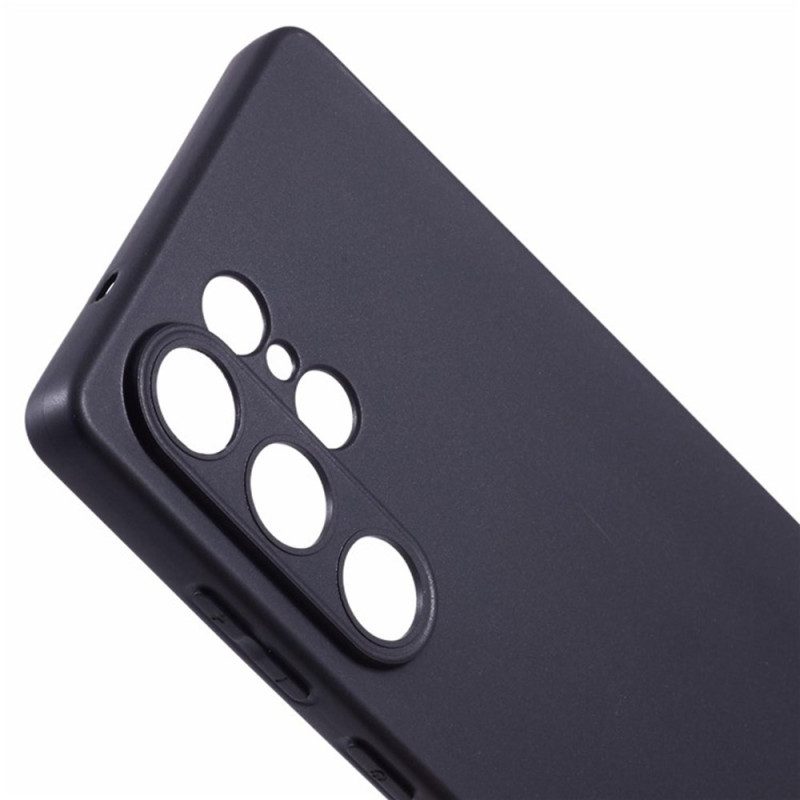 Hülle Samsung Galaxy S25 Ultra 5g Handyhülle Mattes Silikon Mit Displayschutzfolie Aus Gehärtetem Glas Schutzfolie