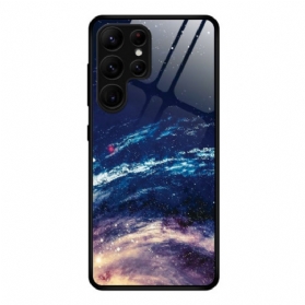 Hülle Samsung Galaxy S25 Ultra 5g Handyhülle Milchstraße Aus Gehärtetem Glas