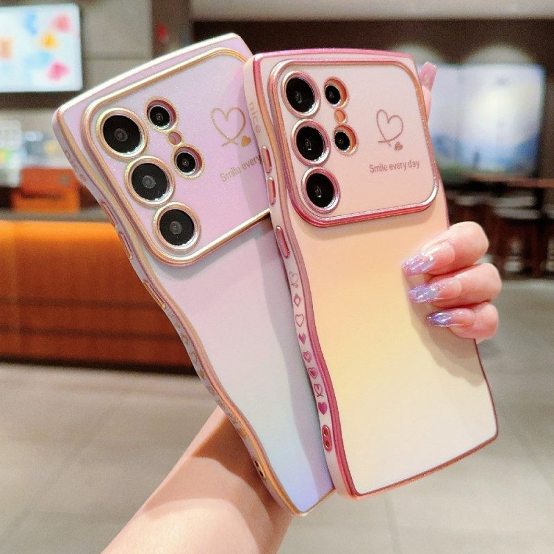 Hülle Samsung Galaxy S25 Ultra 5g Handyhülle Seidiger Farbverlauf