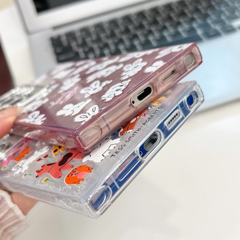 Hülle Samsung Galaxy S25 Ultra 5g Lustige Häschen Mit Linsenschutz