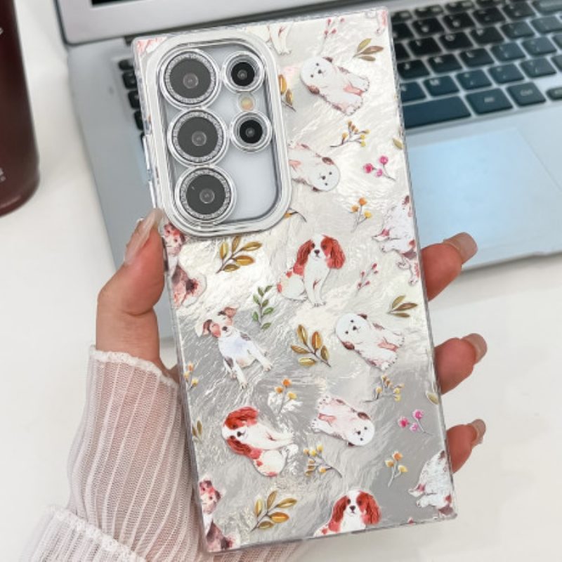 Hülle Samsung Galaxy S25 Ultra 5g Muster Mit Linsenschutz