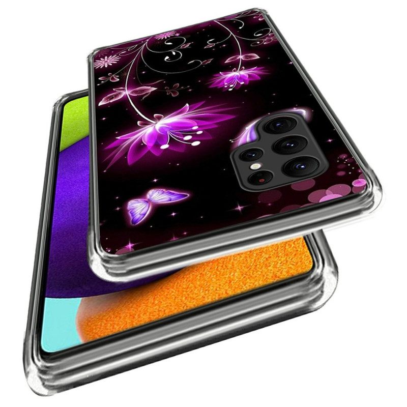 Hülle Samsung Galaxy S25 Ultra 5g Rosa Lotusblume