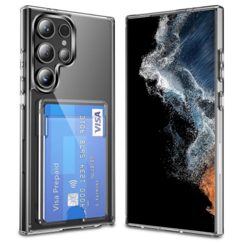 Hülle Samsung Galaxy S25 Ultra 5g Transparent Mit Kartenhalter