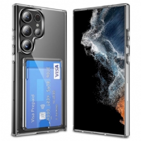 Hülle Samsung Galaxy S25 Ultra 5g Transparent Mit Kartenhalter
