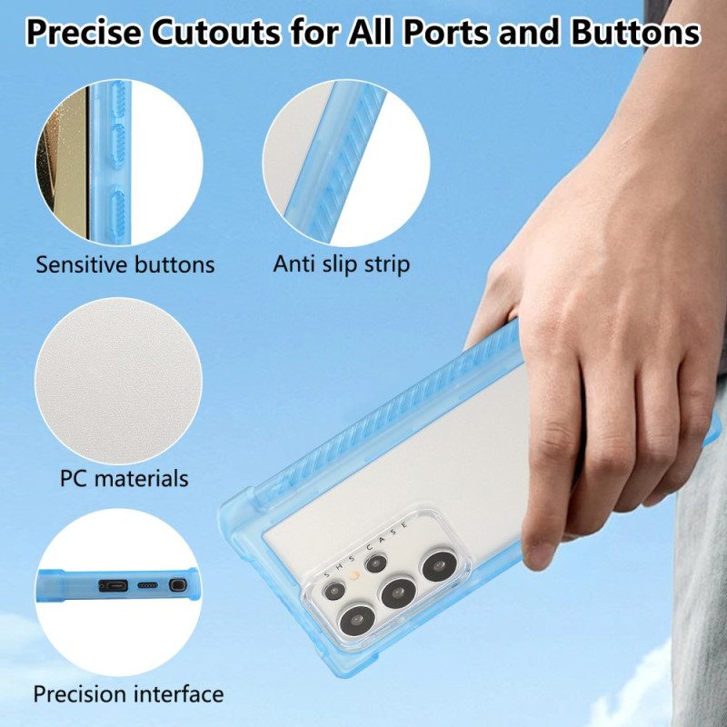 Hülle Samsung Galaxy S25 Ultra 5g Verstärkter Silikonrahmen