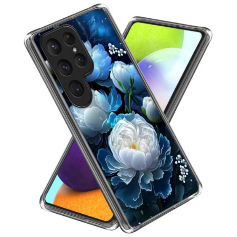 Hülle Samsung Galaxy S25 Ultra 5g Weiße Pfingstrose
