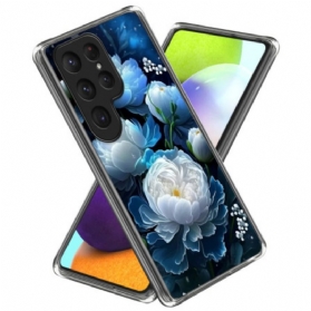 Hülle Samsung Galaxy S25 Ultra 5g Weiße Pfingstrose