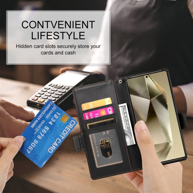 Lederhüllen Für Samsung Galaxy S25 Ultra 5g Schlank
