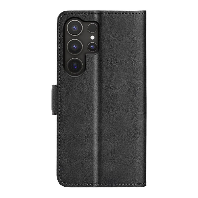 Lederhüllen Samsung Galaxy S25 Ultra 5g Doppelverschluss